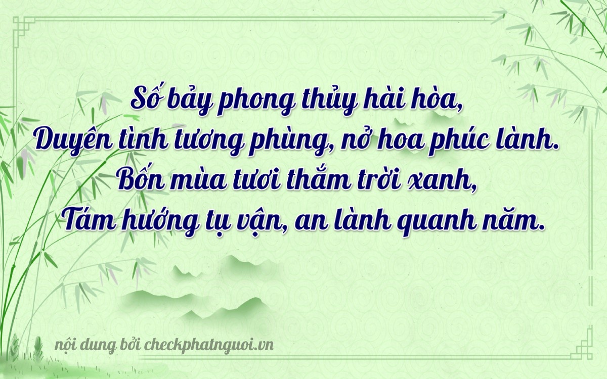 Bài thơ ý nghĩa cho <b>biển số 43D1-74758</b> tại website checkphatnguoi.vn