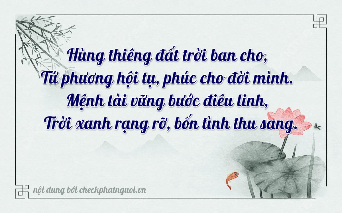 Bài thơ ý nghĩa cho <b>biển số 43F1-46249</b> tại website checkphatnguoi.vn