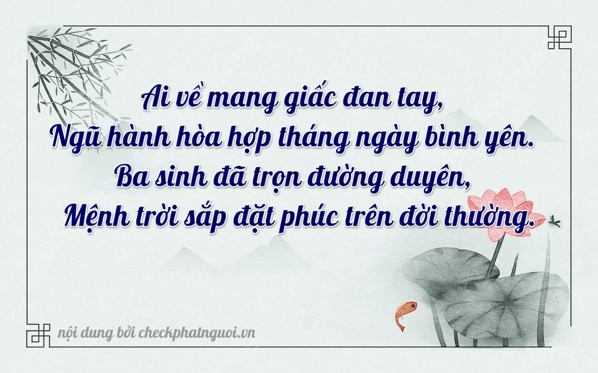 Bài thơ ý nghĩa cho <b>biển số 43G1-35534</b> tại website checkphatnguoi.vn