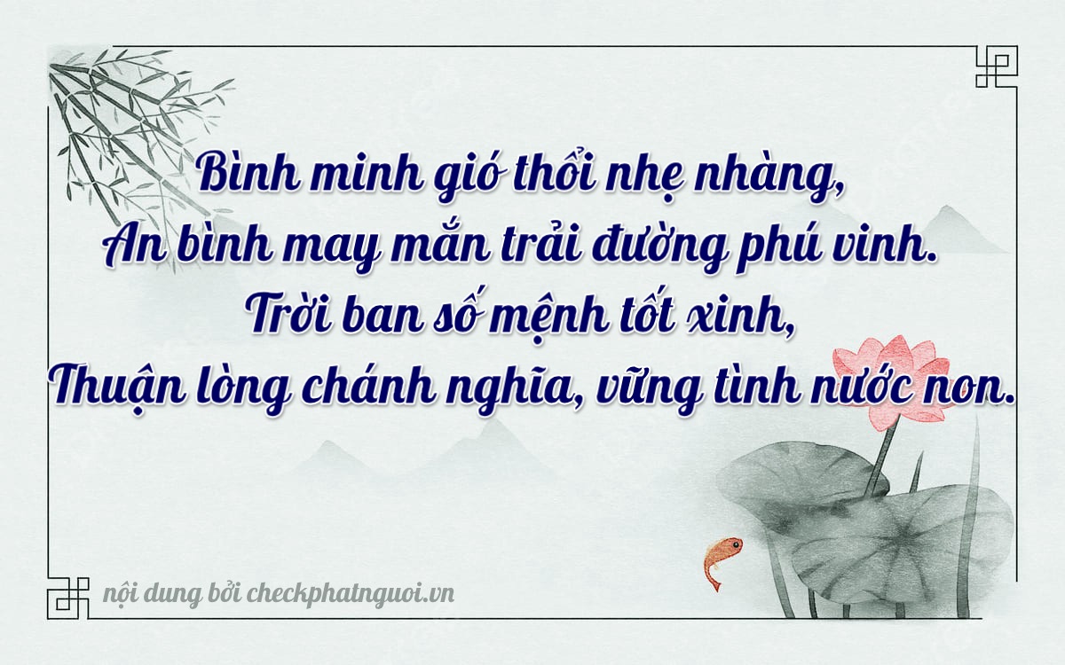 Bài thơ ý nghĩa cho <b>biển số 43H-04770</b> tại website checkphatnguoi.vn