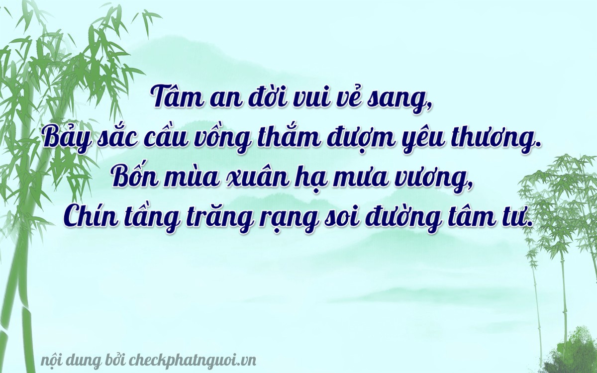 Bài thơ ý nghĩa cho <b>biển số 43H-04779</b> tại website checkphatnguoi.vn