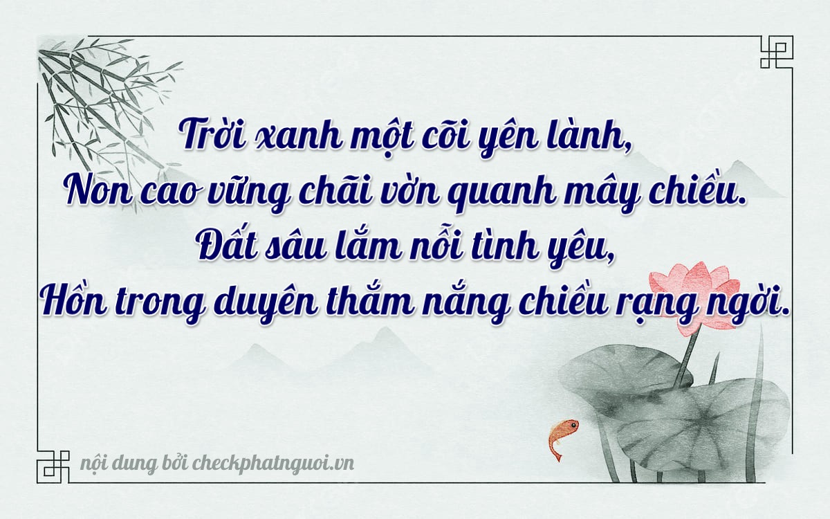 Bài thơ ý nghĩa cho <b>biển số 43H-09887</b> tại website checkphatnguoi.vn