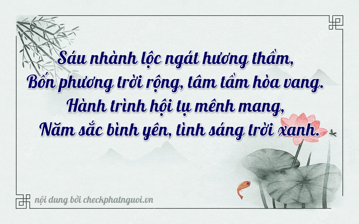 Bài thơ ý nghĩa cho <b>biển số 43H-14652</b> tại website checkphatnguoi.vn