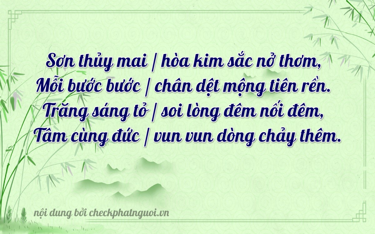 Bài thơ ý nghĩa cho <b>biển số 43H-18222</b> tại website checkphatnguoi.vn