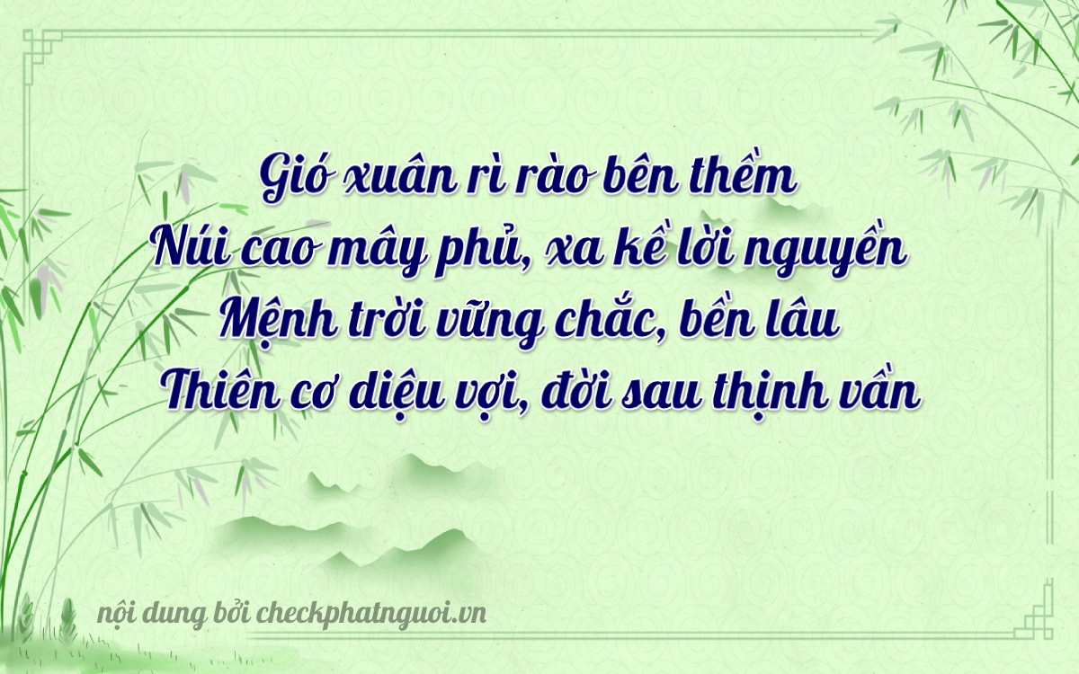 Bài thơ ý nghĩa cho <b>biển số 43K-30292</b> tại website checkphatnguoi.vn