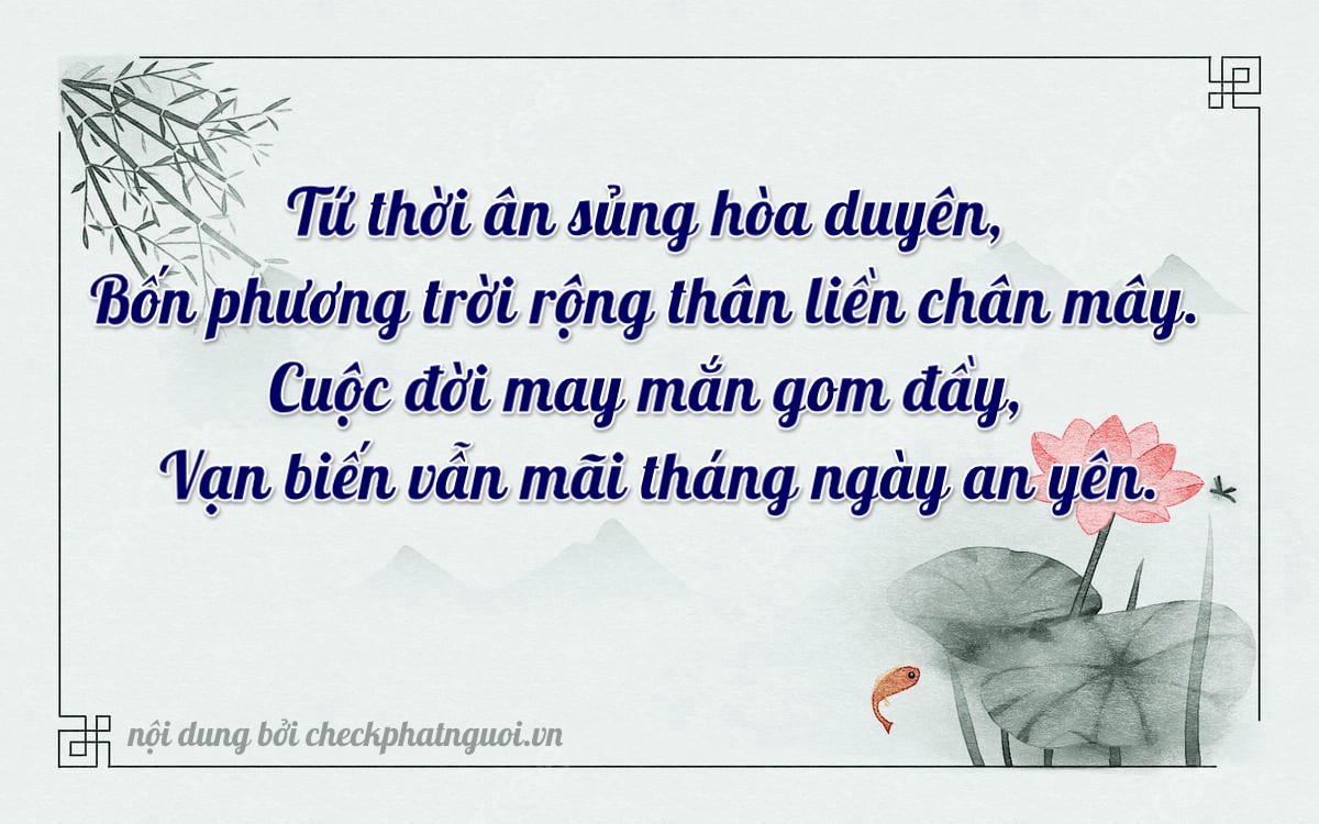 Bài thơ ý nghĩa cho <b>biển số 44325</b> tại website checkphatnguoi.vn