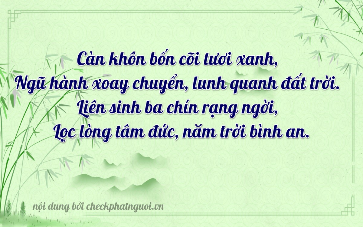 Bài thơ ý nghĩa cho <b>biển số 46963</b> tại website checkphatnguoi.vn
