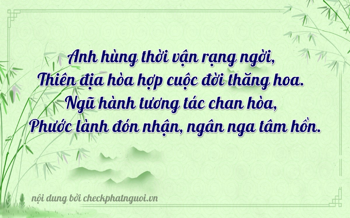 Bài thơ ý nghĩa cho <b>biển số 47A-22569</b> tại website checkphatnguoi.vn