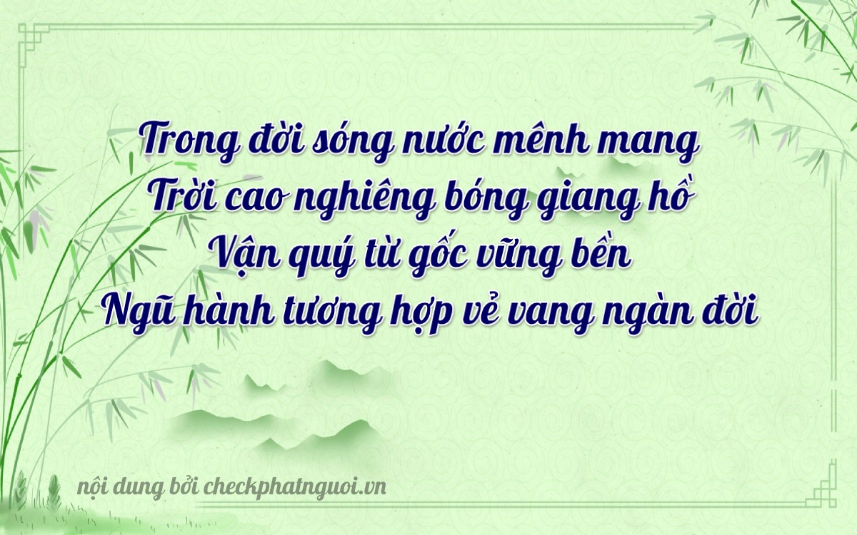 Bài thơ ý nghĩa cho <b>biển số 47A-34276</b> tại website checkphatnguoi.vn