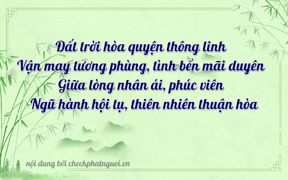 Bài thơ ý nghĩa cho <b>biển số 47A-38145</b> tại website checkphatnguoi.vn