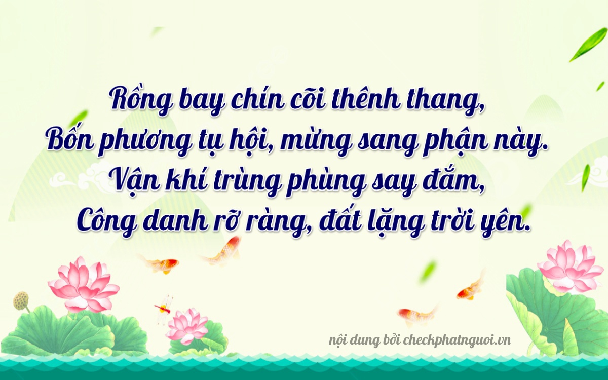 Bài thơ ý nghĩa cho <b>biển số 47A-42257</b> tại website checkphatnguoi.vn