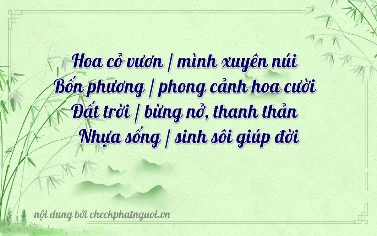 Bài thơ ý nghĩa cho <b>biển số 47A-43223</b> tại website checkphatnguoi.vn
