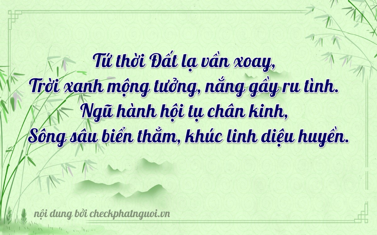 Bài thơ ý nghĩa cho <b>biển số 47A-44551</b> tại website checkphatnguoi.vn