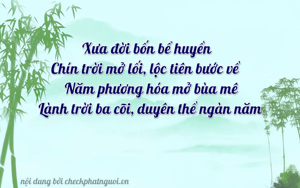 Bài thơ ý nghĩa cho <b>biển số 47A-49803</b> tại website checkphatnguoi.vn