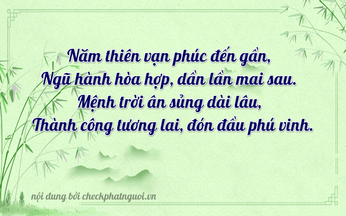 Bài thơ ý nghĩa cho <b>biển số 47A-55558</b> tại website checkphatnguoi.vn