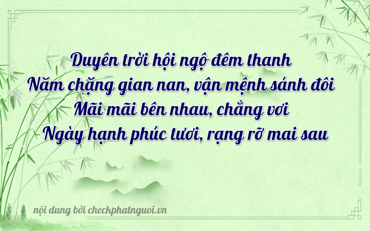 Bài thơ ý nghĩa cho <b>biển số 47A-58888</b> tại website checkphatnguoi.vn