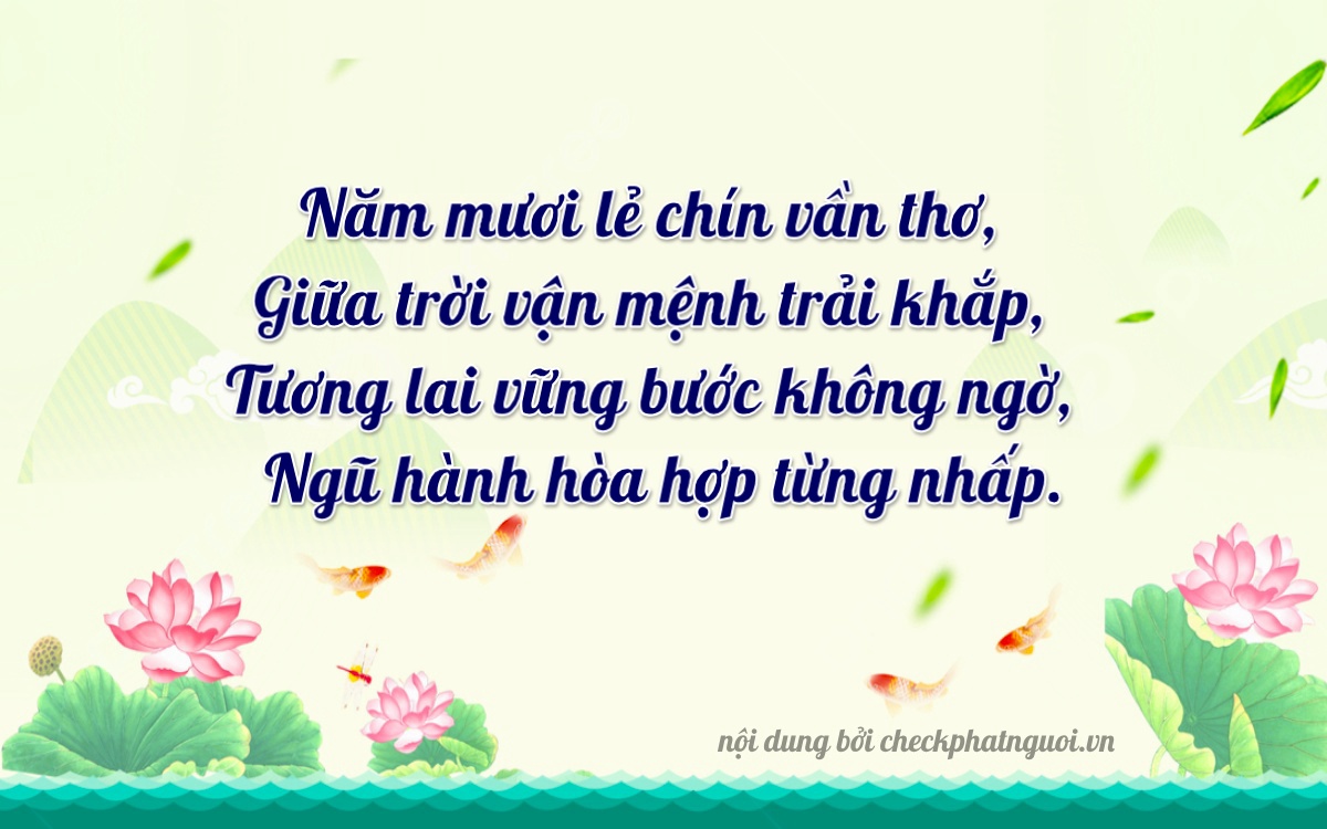 Bài thơ ý nghĩa cho <b>biển số 47A-59577</b> tại website checkphatnguoi.vn