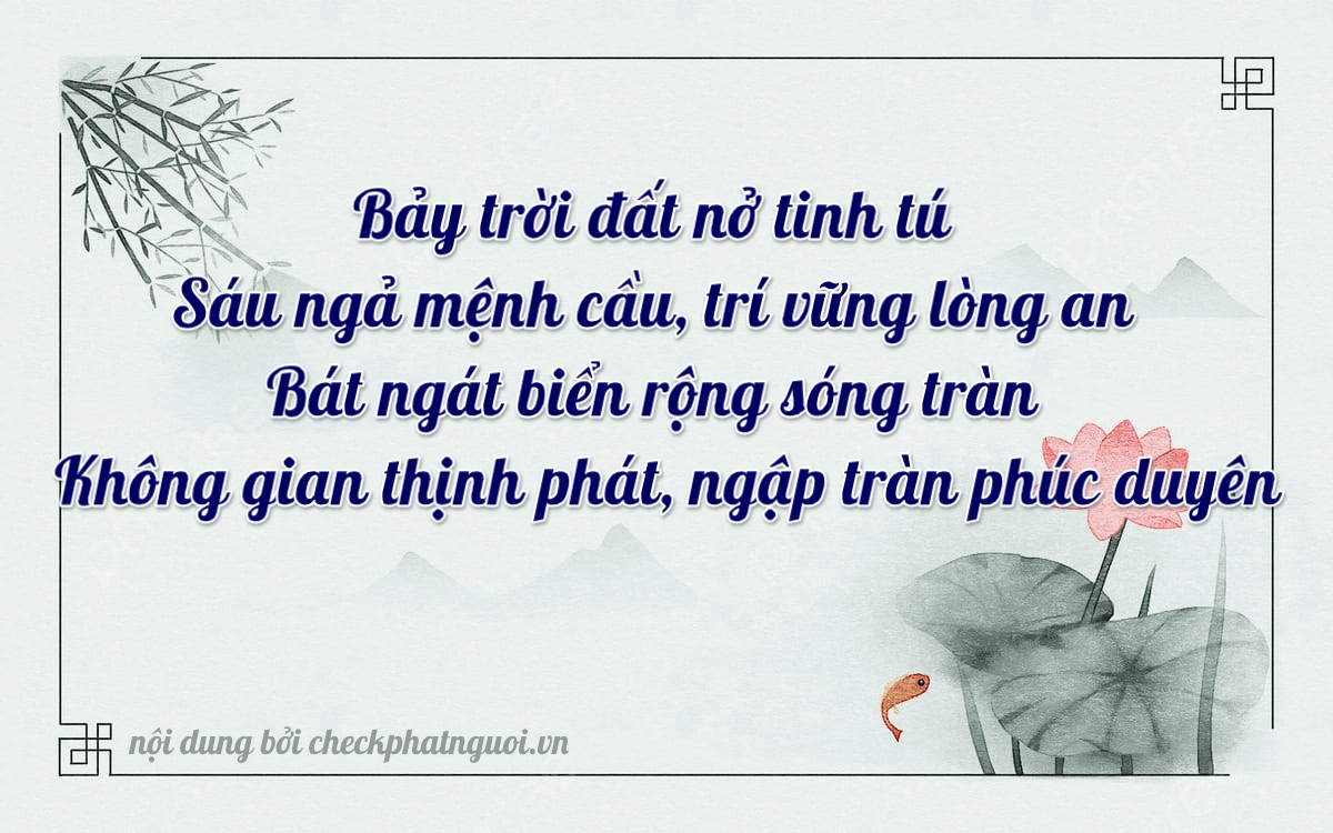Bài thơ ý nghĩa cho <b>biển số 47A-67680</b> tại website checkphatnguoi.vn