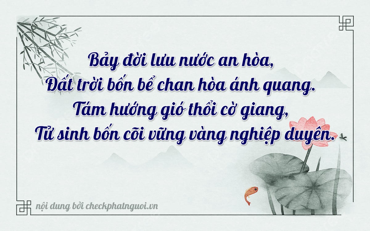Bài thơ ý nghĩa cho <b>biển số 47A-67874</b> tại website checkphatnguoi.vn