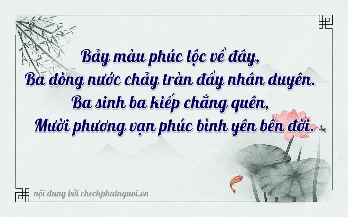 Bài thơ ý nghĩa cho <b>biển số 47A-73316</b> tại website checkphatnguoi.vn