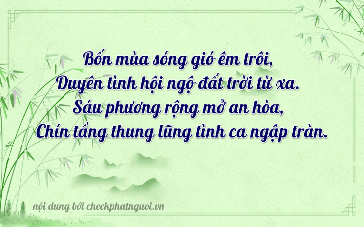 Bài thơ ý nghĩa cho <b>biển số 47A-74649</b> tại website checkphatnguoi.vn