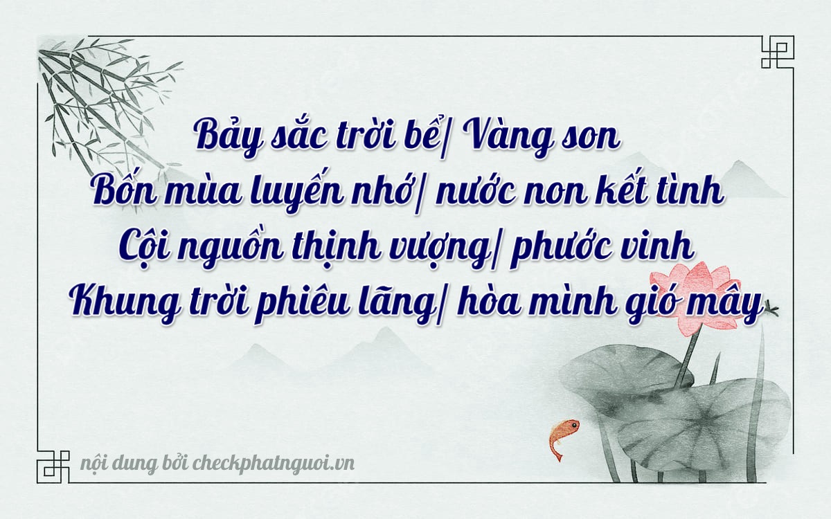 Bài thơ ý nghĩa cho <b>biển số 47A-77003</b> tại website checkphatnguoi.vn