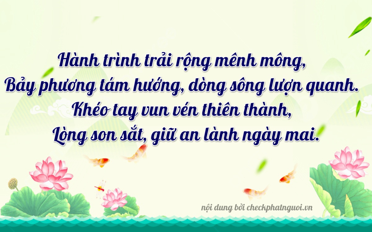Bài thơ ý nghĩa cho <b>biển số 47A-79353</b> tại website checkphatnguoi.vn