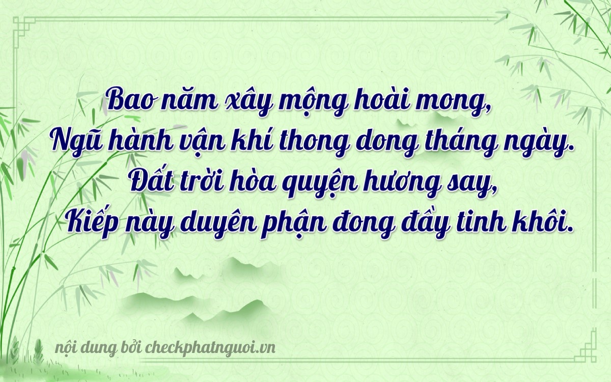 Bài thơ ý nghĩa cho <b>biển số 47A-83338</b> tại website checkphatnguoi.vn