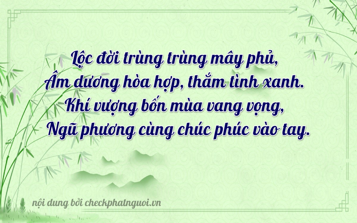Bài thơ ý nghĩa cho <b>biển số 47A-88888</b> tại website checkphatnguoi.vn
