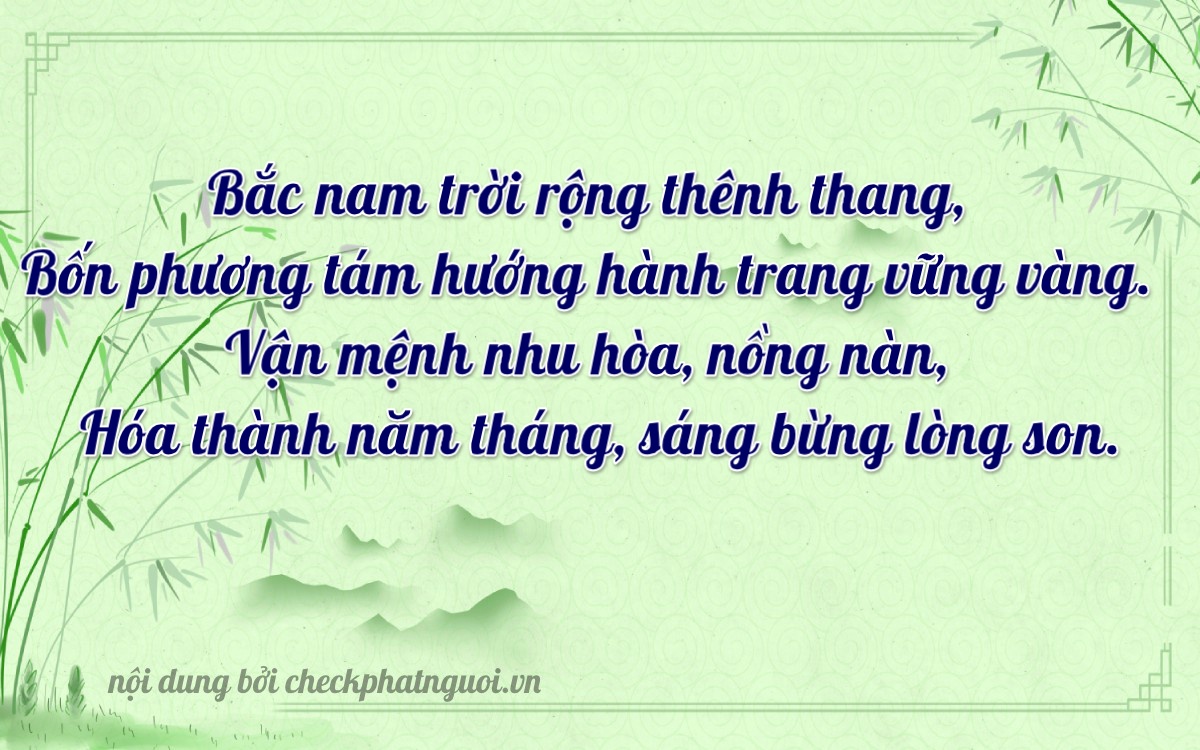 Bài thơ ý nghĩa cho <b>biển số 47A-89868</b> tại website checkphatnguoi.vn