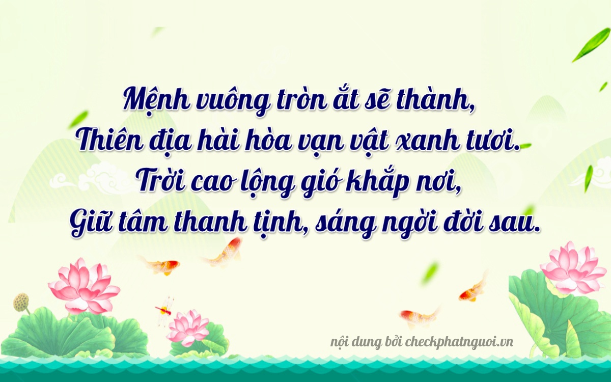 Bài thơ ý nghĩa cho <b>biển số 47AB-12505</b> tại website checkphatnguoi.vn