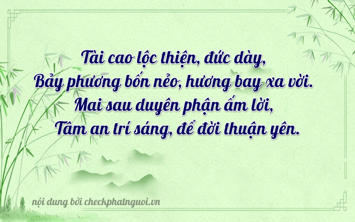 Bài thơ ý nghĩa cho <b>biển số 47AB-17466</b> tại website checkphatnguoi.vn