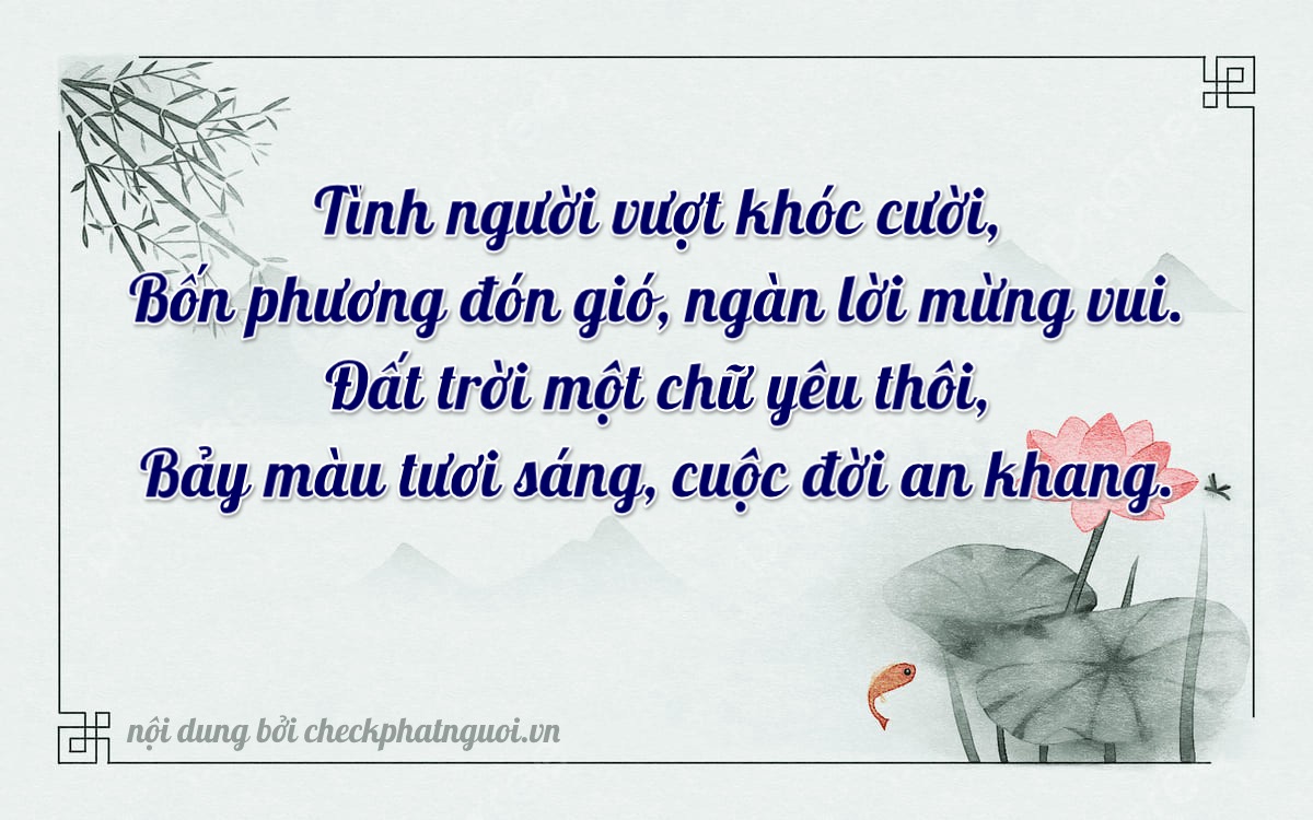 Bài thơ ý nghĩa cho <b>biển số 47AB288271</b> tại website checkphatnguoi.vn