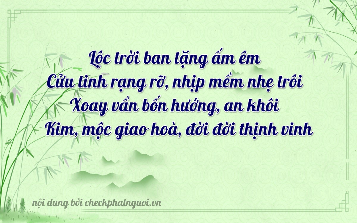 Bài thơ ý nghĩa cho <b>biển số 47AB-40974</b> tại website checkphatnguoi.vn