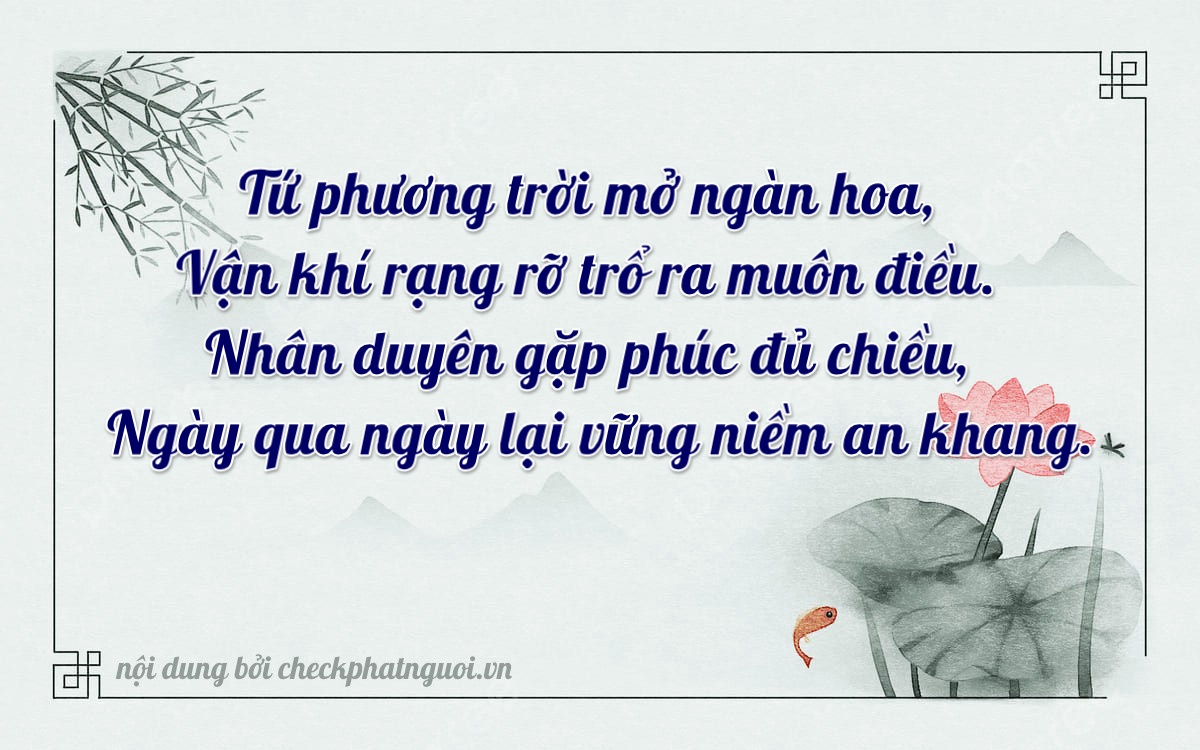 Bài thơ ý nghĩa cho <b>biển số 47AB-49741</b> tại website checkphatnguoi.vn