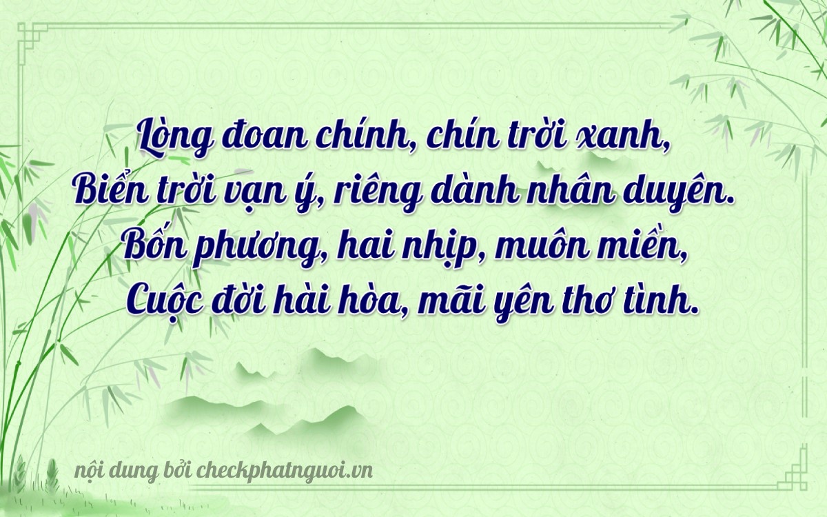Bài thơ ý nghĩa cho <b>biển số 47AB-73042</b> tại website checkphatnguoi.vn
