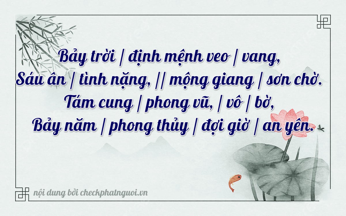 Bài thơ ý nghĩa cho <b>biển số 47AB-76878</b> tại website checkphatnguoi.vn
