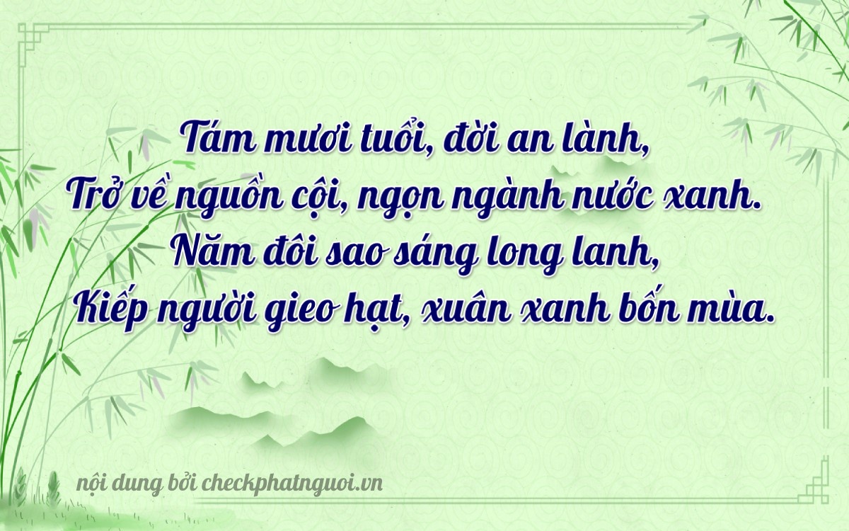 Bài thơ ý nghĩa cho <b>biển số 47AB-81052</b> tại website checkphatnguoi.vn