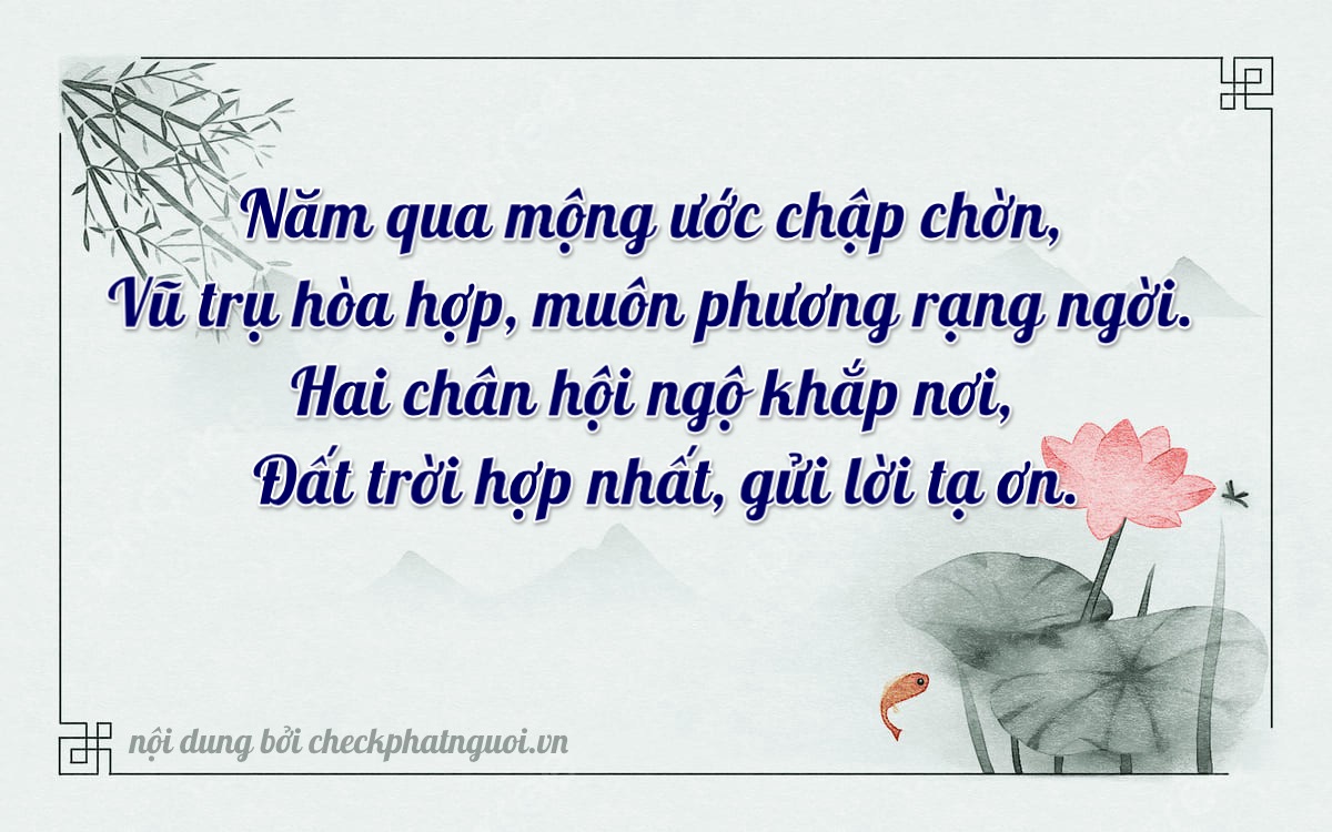 Bài thơ ý nghĩa cho <b>biển số 47AC-05527</b> tại website checkphatnguoi.vn