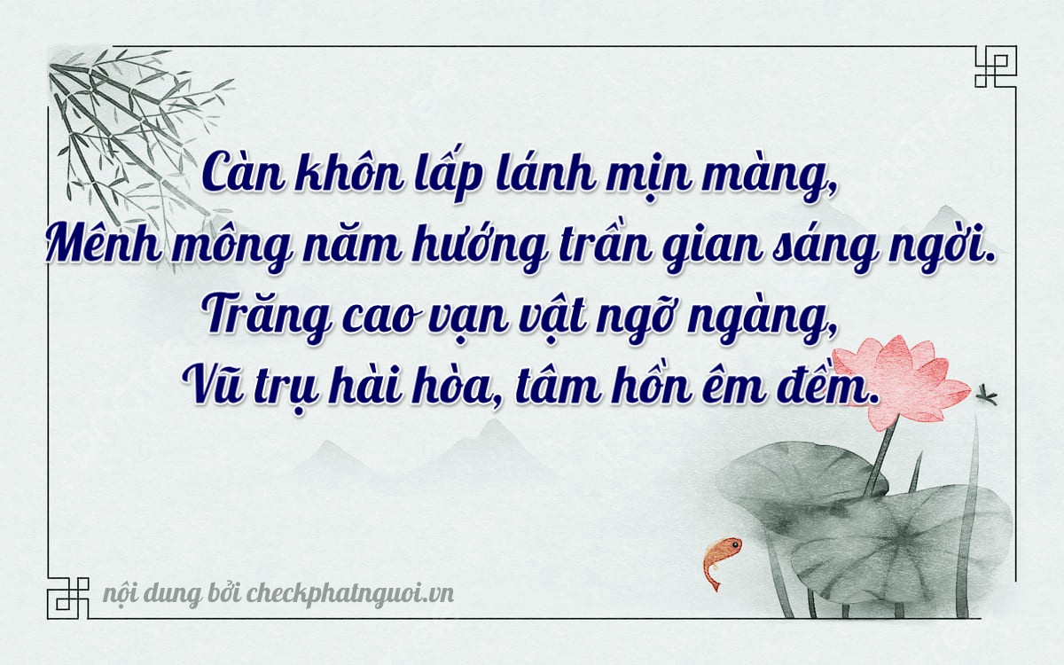 Bài thơ ý nghĩa cho <b>biển số 47AD-12527</b> tại website checkphatnguoi.vn