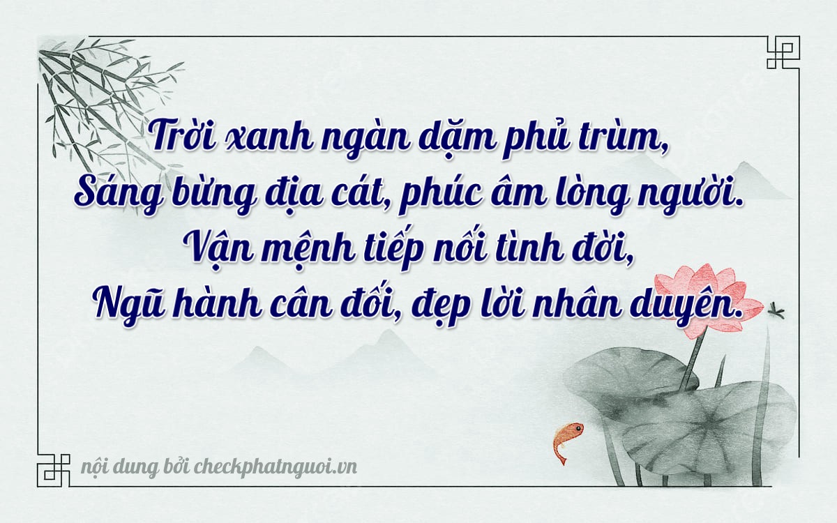 Bài thơ ý nghĩa cho <b>biển số 47AD-13737</b> tại website checkphatnguoi.vn