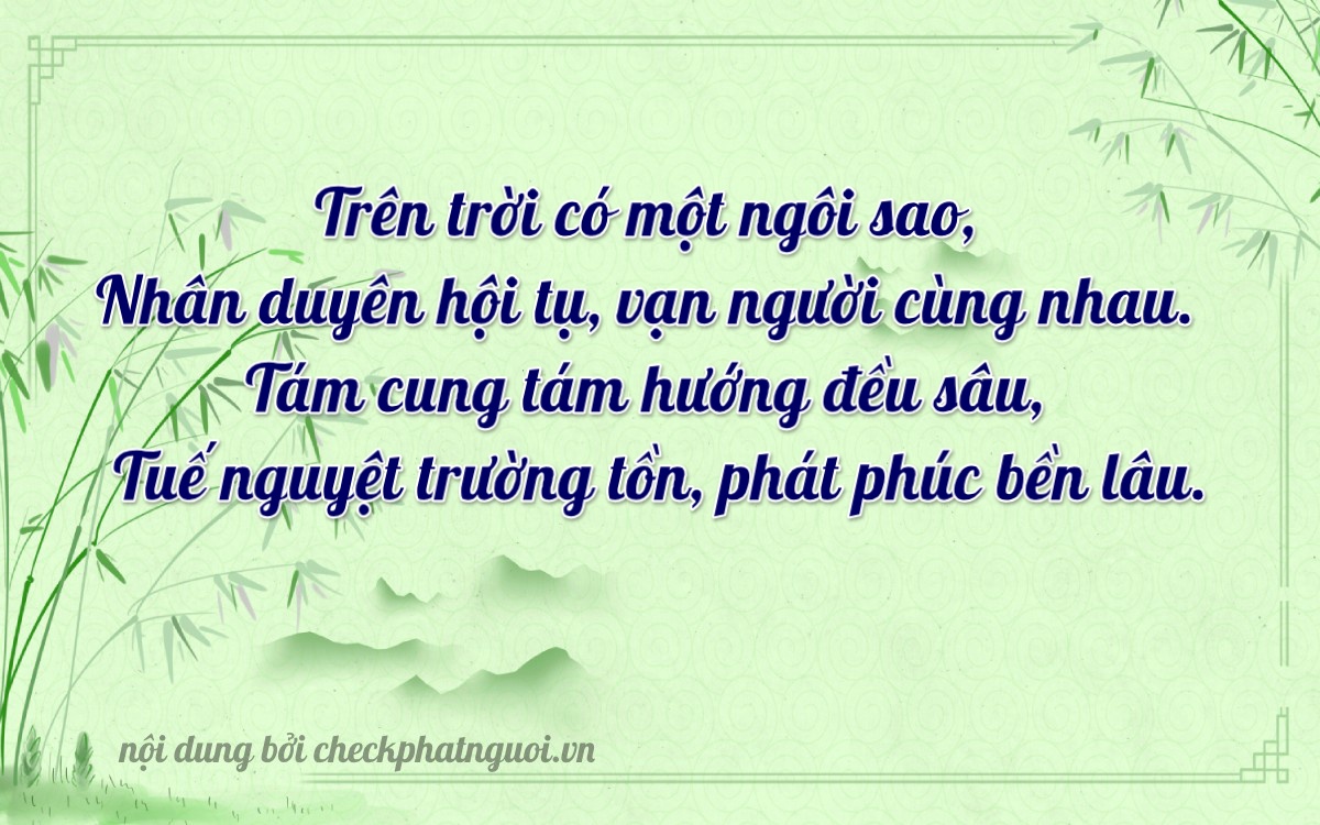 Bài thơ ý nghĩa cho <b>biển số 47AD-18271</b> tại website checkphatnguoi.vn