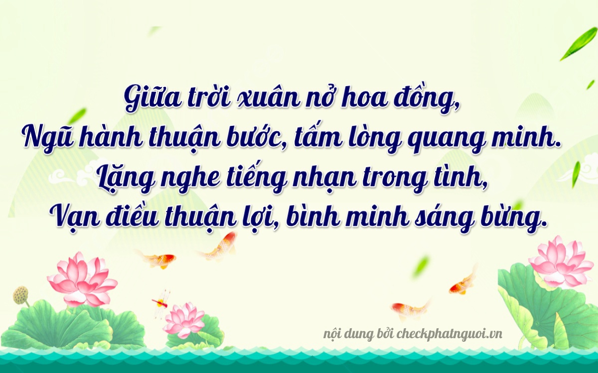 Bài thơ ý nghĩa cho <b>biển số 47AE-02201</b> tại website checkphatnguoi.vn