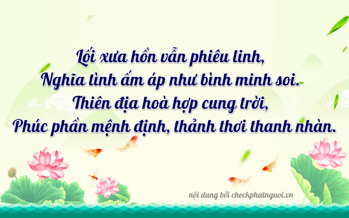 Bài thơ ý nghĩa cho <b>biển số 47AK-00194</b> tại website checkphatnguoi.vn