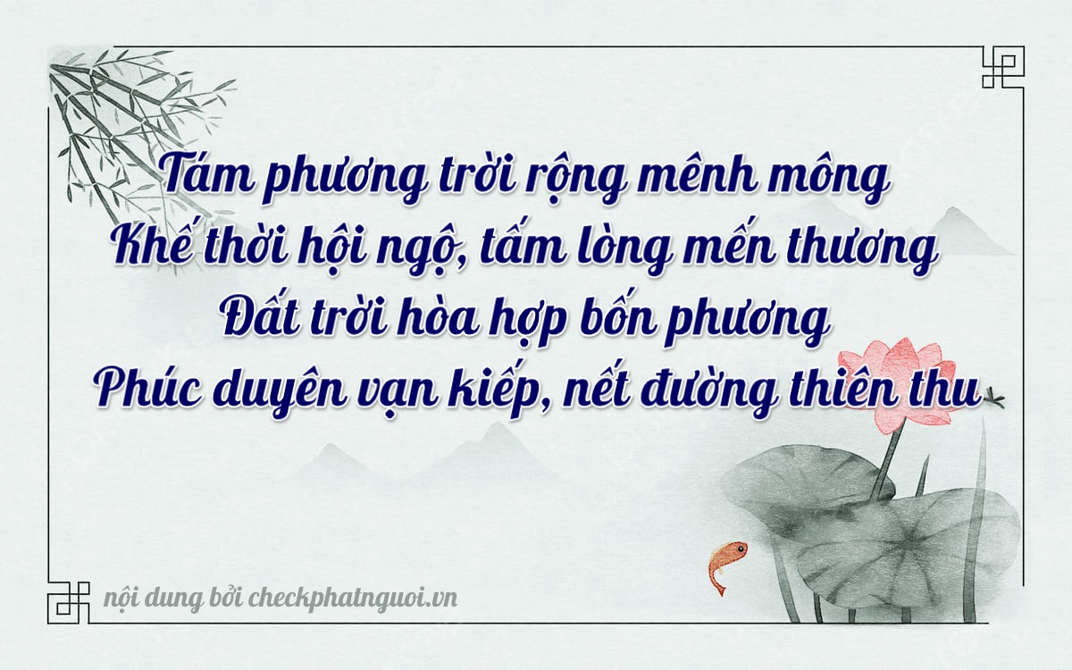 Bài thơ ý nghĩa cho <b>biển số 47AL-08150</b> tại website checkphatnguoi.vn