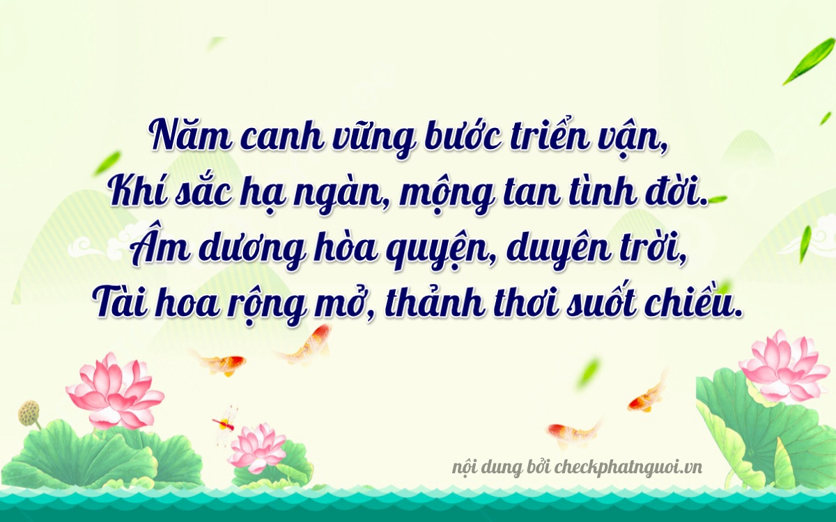 Bài thơ ý nghĩa cho <b>biển số 47AT-03513</b> tại website checkphatnguoi.vn