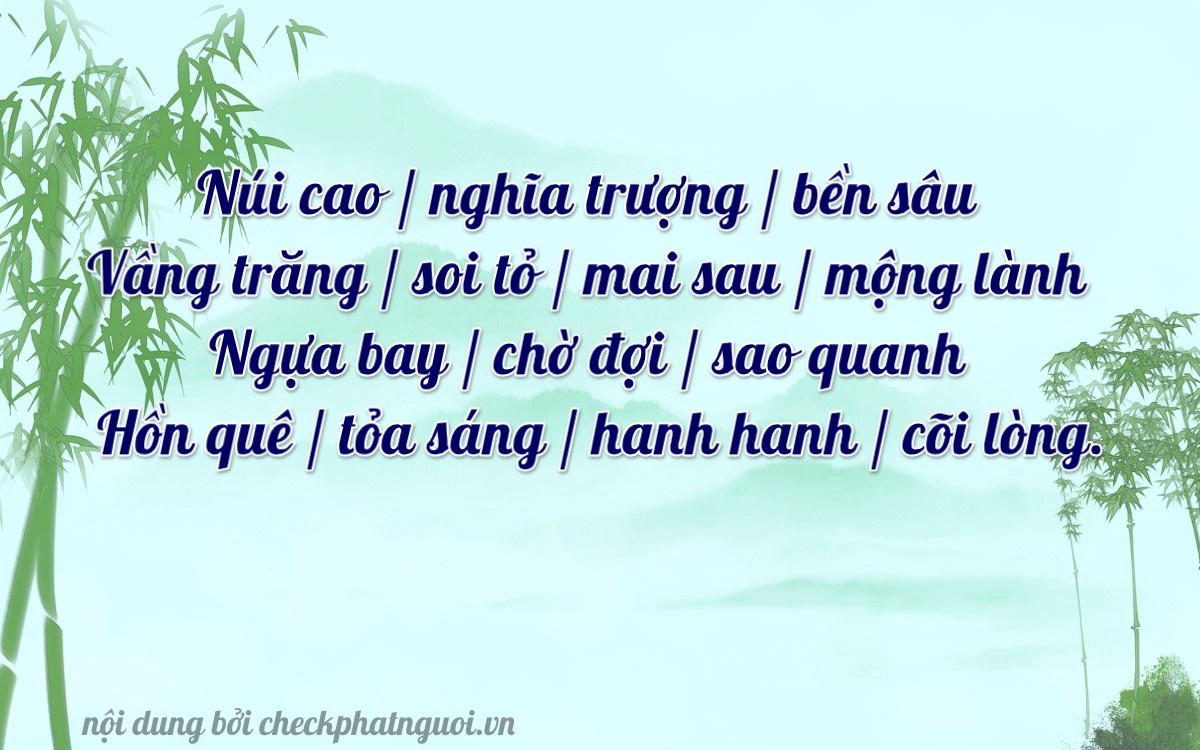Bài thơ ý nghĩa cho <b>biển số 47AV-03210</b> tại website checkphatnguoi.vn