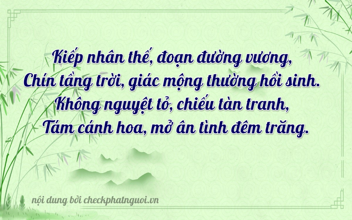 Bài thơ ý nghĩa cho <b>biển số 47B1-99048</b> tại website checkphatnguoi.vn