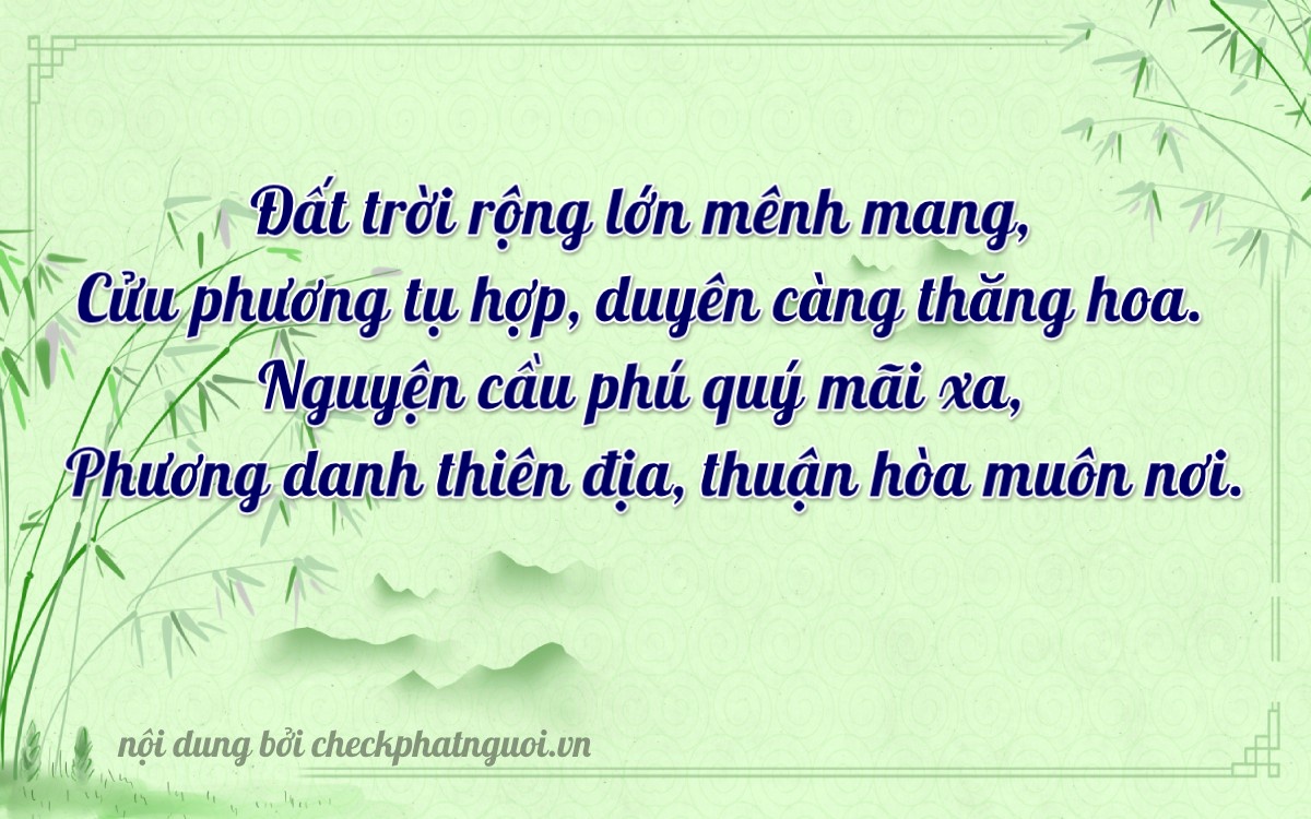 Bài thơ ý nghĩa cho <b>biển số 47B2-96935</b> tại website checkphatnguoi.vn