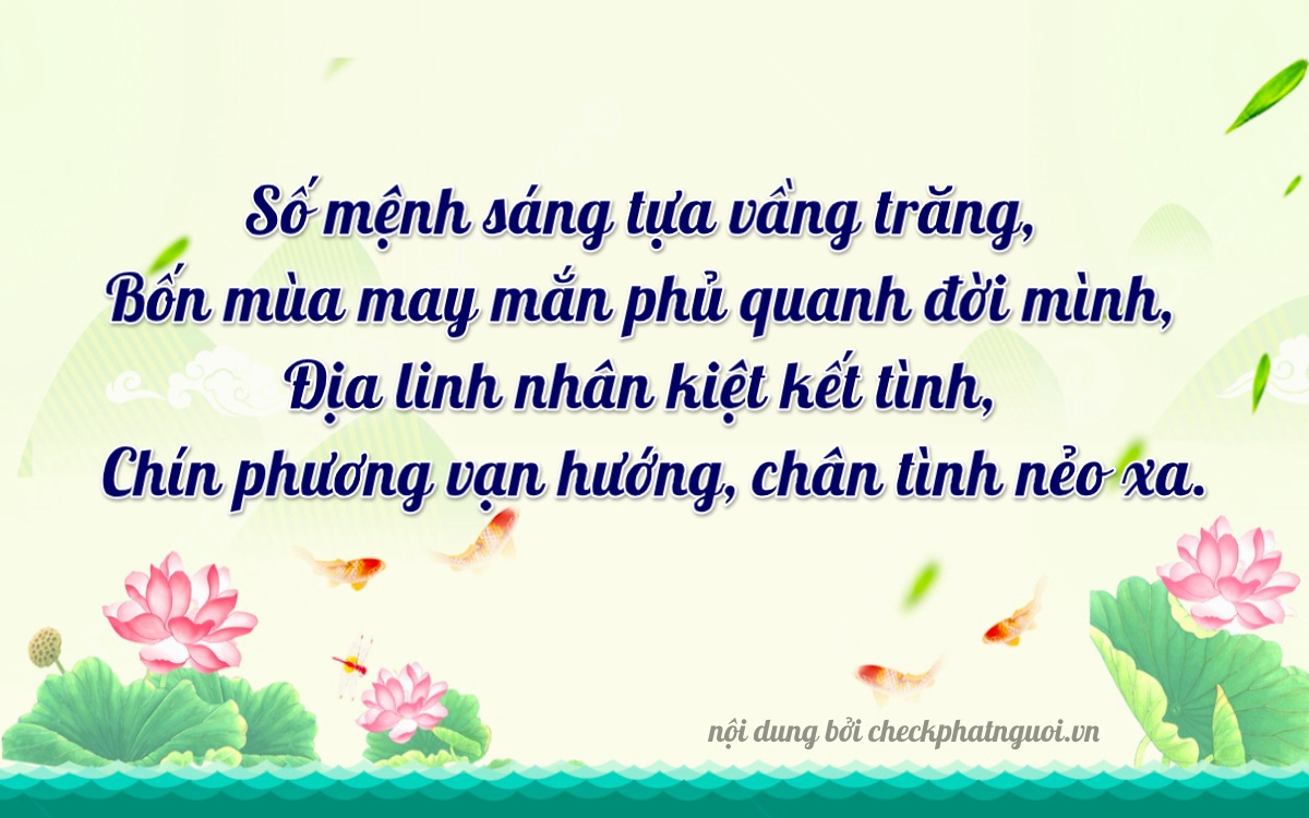 Bài thơ ý nghĩa cho <b>biển số 47B3-04439</b> tại website checkphatnguoi.vn